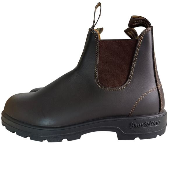 Blundstone 550 Chelsea Boots Walnut Brown Men's US 9 Premium Leather Pull On - Picture 1 of 10